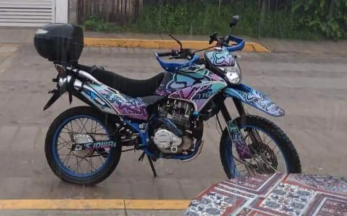 motocicleta robada